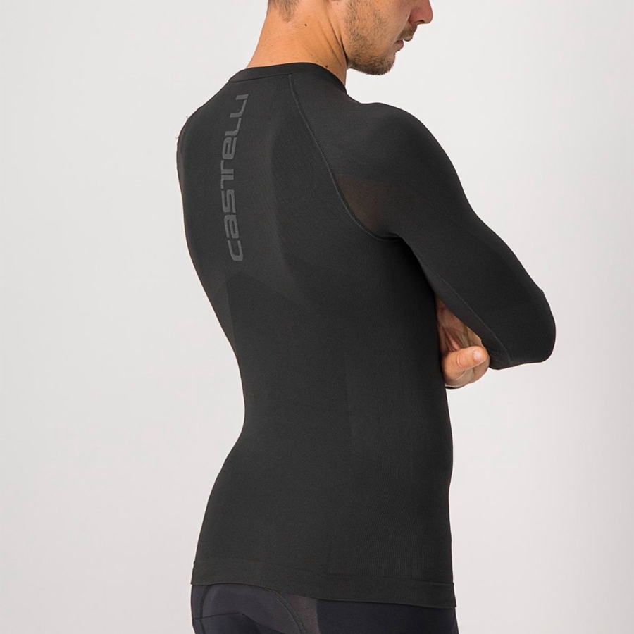 Capa Base Castelli CORE SEAMLESS Hombre Negras | 2134-DZWUH