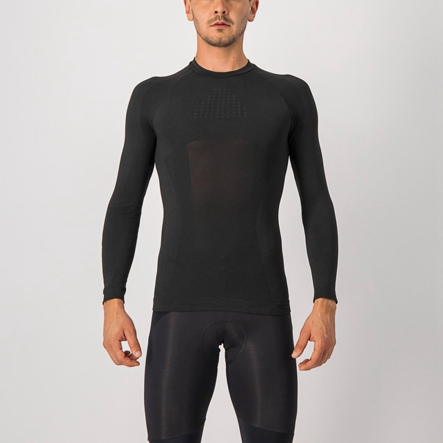 Capa Base Castelli CORE SEAMLESS Hombre Negras | 2134-DZWUH