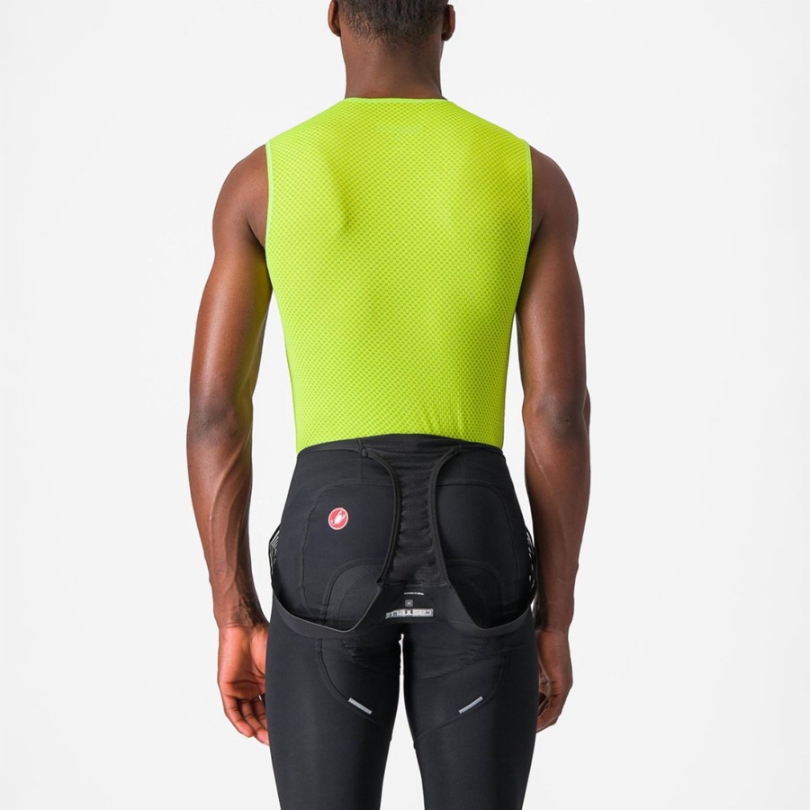 Capa Base Castelli PRO MESH 2.0 SLEEVELESS Hombre Verde Claro | 9063-ZVBIO