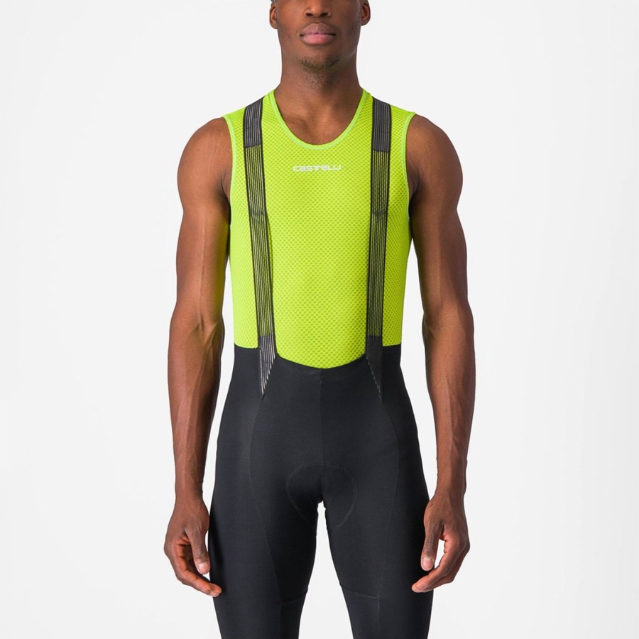 Capa Base Castelli PRO MESH 2.0 SLEEVELESS Hombre Verde Claro | 9063-ZVBIO