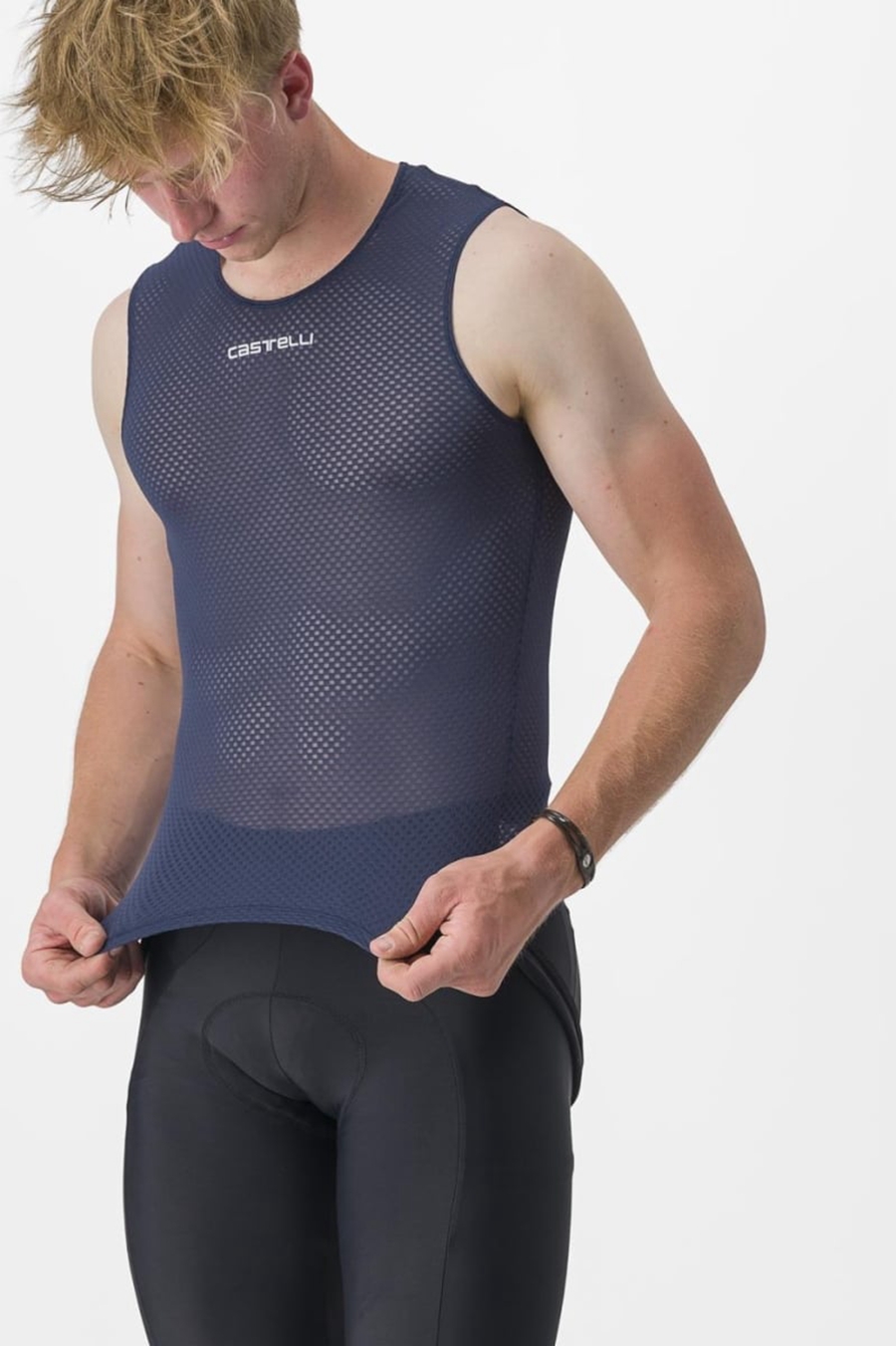 Capa Base Castelli PRO MESH 2.0 SLEEVELESS Hombre Azules | 2497-QTVCL