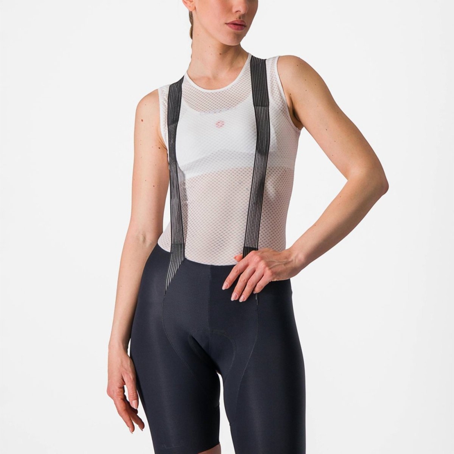 Capa Base Castelli PRO MESH W SLEEVELESS Mujer Blancas | 1965-XLRUF