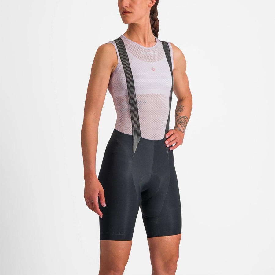 Capa Base Castelli PRO MESH W SLEEVELESS Mujer Moradas Blancas | 6987-VMUFW