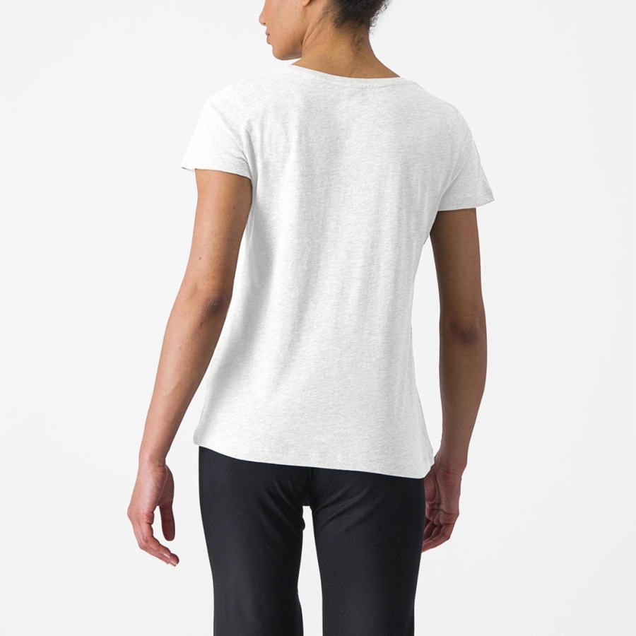 Casual Castelli CASTELLI CLASSICO W TEE Mujer Blancas | 3825-QJTDE