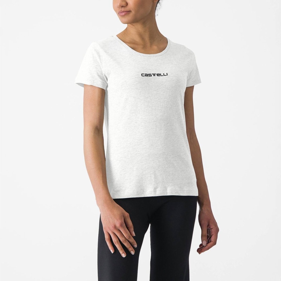 Casual Castelli CASTELLI CLASSICO W TEE Mujer Blancas | 3825-QJTDE