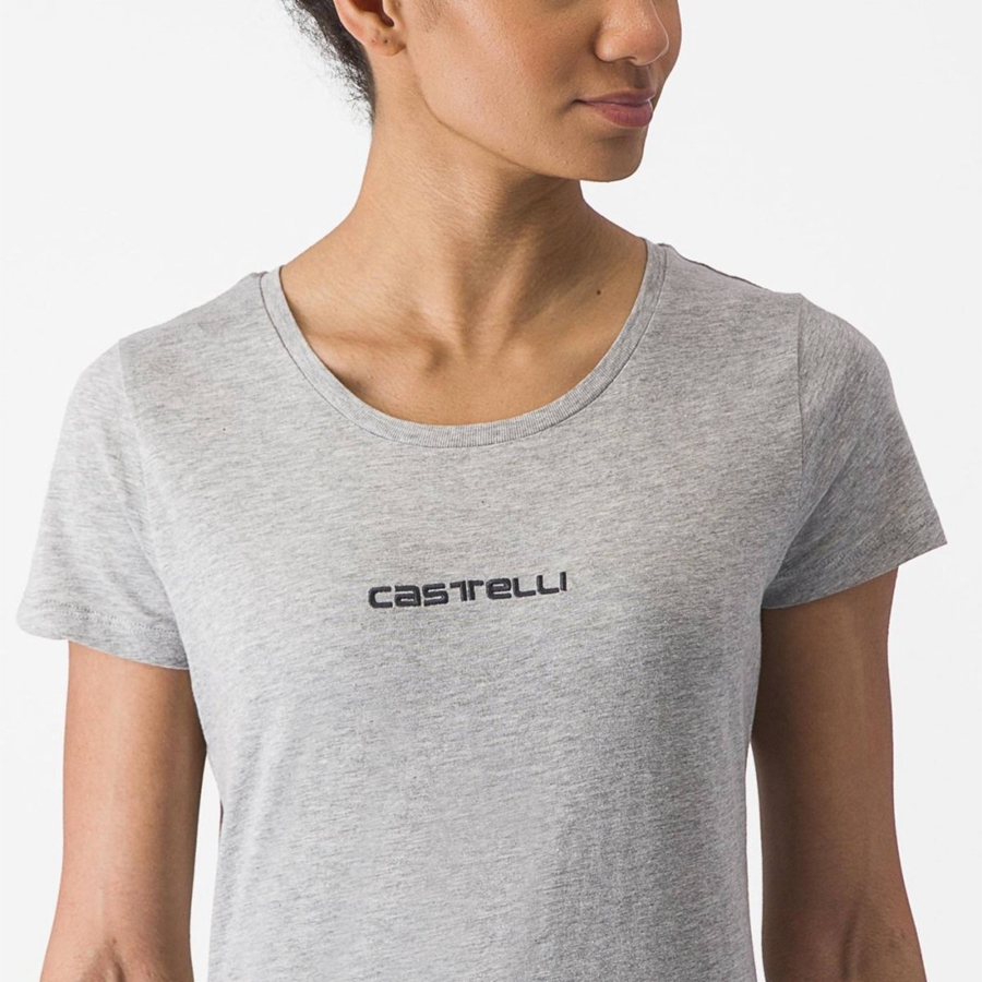 Casual Castelli CASTELLI CLASSICO W TEE Mujer Gris Claro | 0867-ITHBY