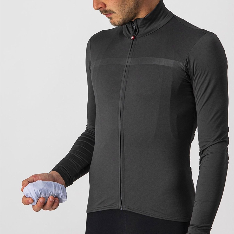 Chaleco Castelli SQUADRA STRETCH Hombre Plateadas Gris Gris Oscuro | 2153-LQRMS