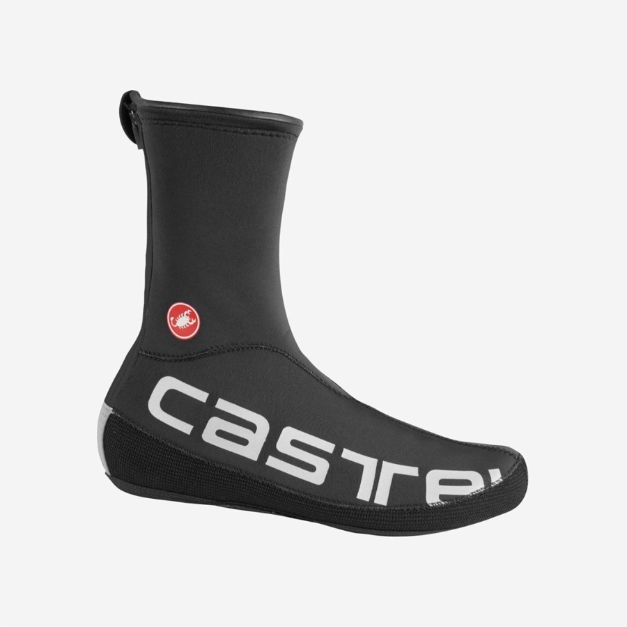 Cubrezapatos Castelli DILUVIO UL Hombre Negras Plateadas | 0267-IPDEJ