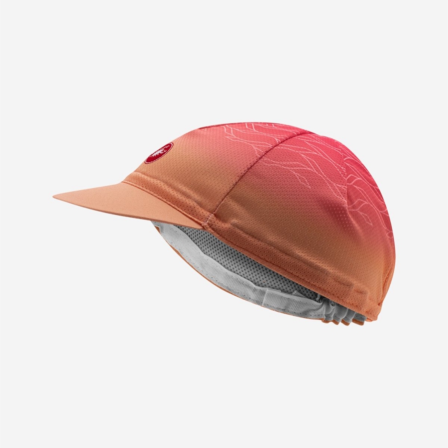 Gorra Castelli CLIMBER\'S 2 Mujer Naranjas | 2435-UYASW