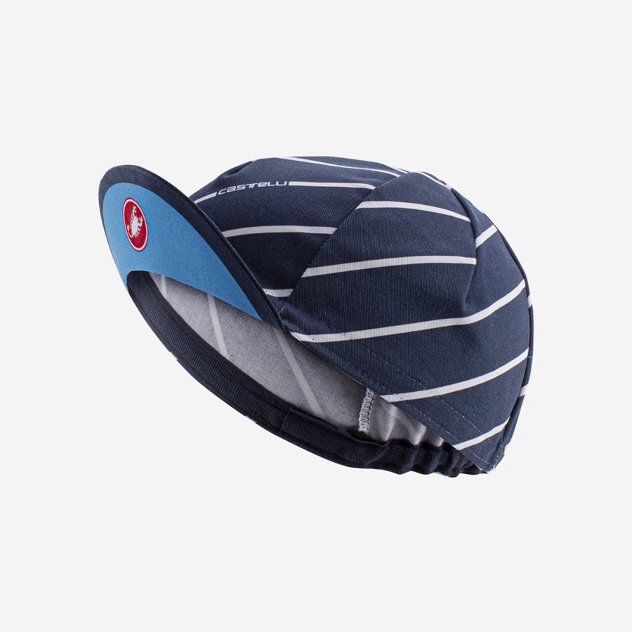 Gorra Castelli SPEED STRADA Hombre Azules | 9136-QDYZI