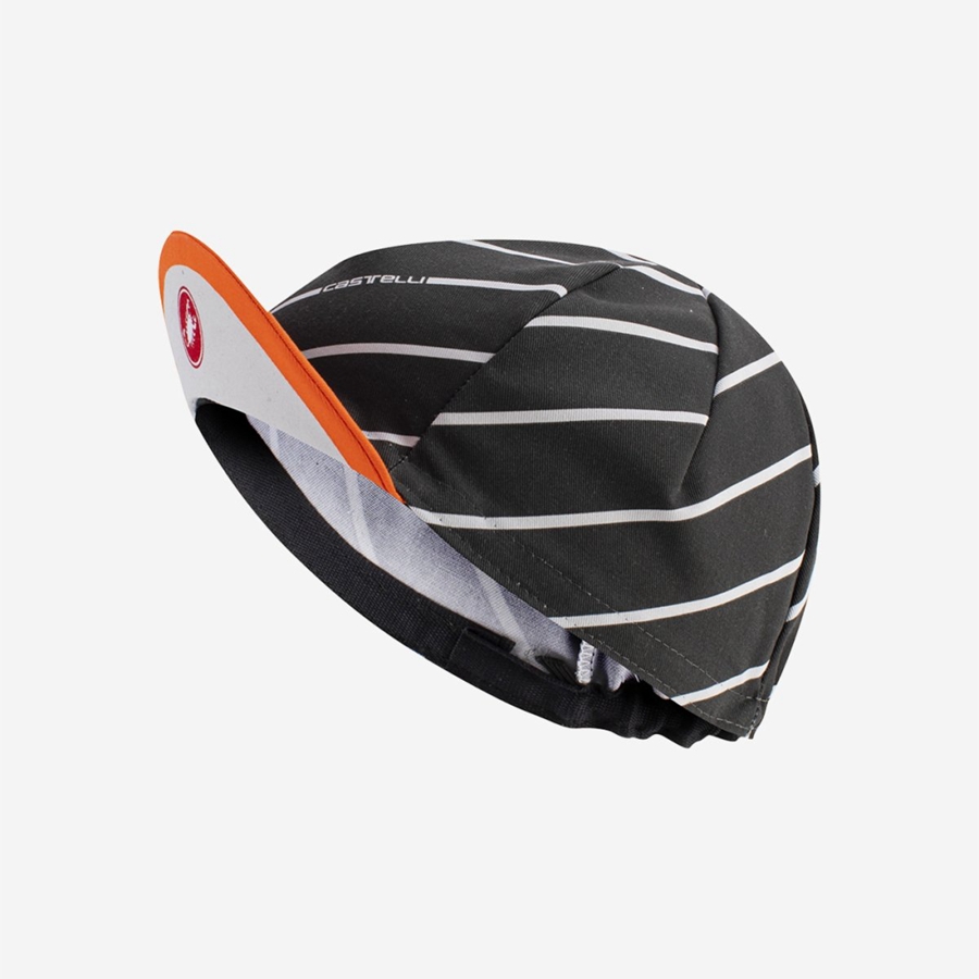 Gorra Castelli SPEED STRADA Hombre Gris Oscuro | 9615-CREOK