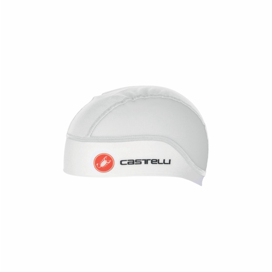 Gorra Castelli SUMMER SKULL Hombre Blancas | 1452-DKOSL