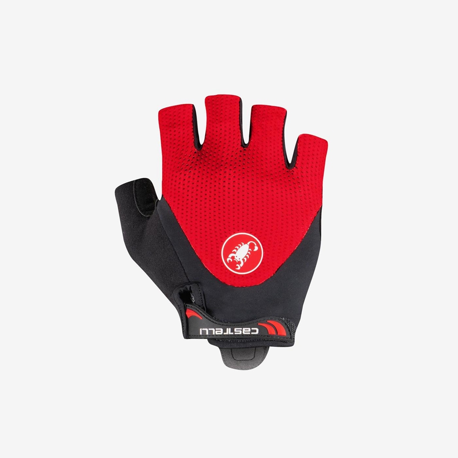 Guantes Castelli ARENBERG GEL 2 Hombre Rojas | 0563-CFOEU