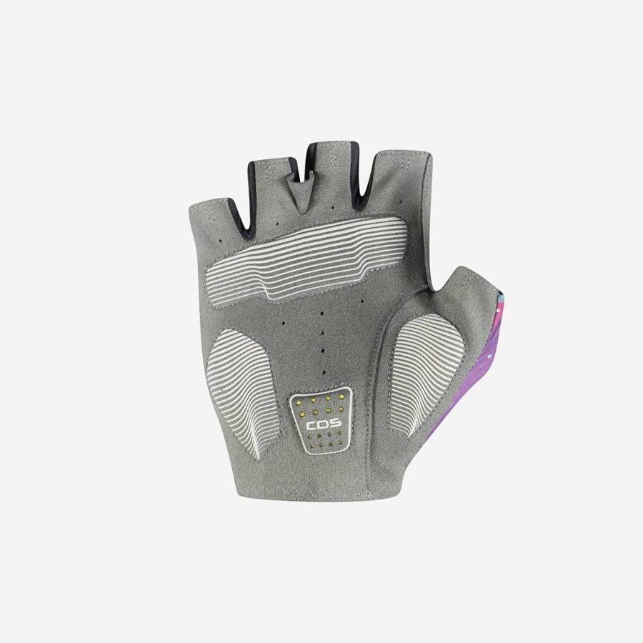 Guantes Castelli COMPETIZIONE 2 Hombre Multicolor Moradas | 3052-NZCFD