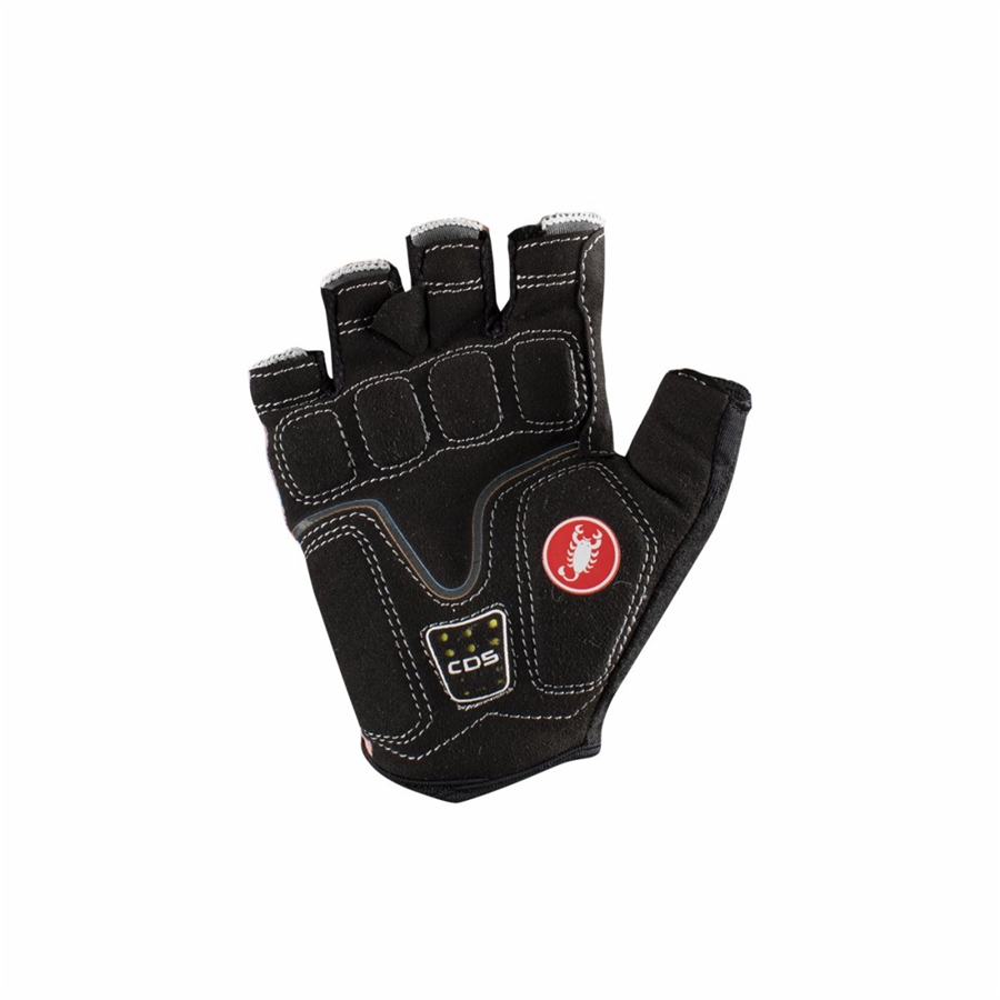 Guantes Castelli DOLCISSIMA 2 W Mujer Blancas Gris Oscuro Plateadas Gris | 4231-IHTCG