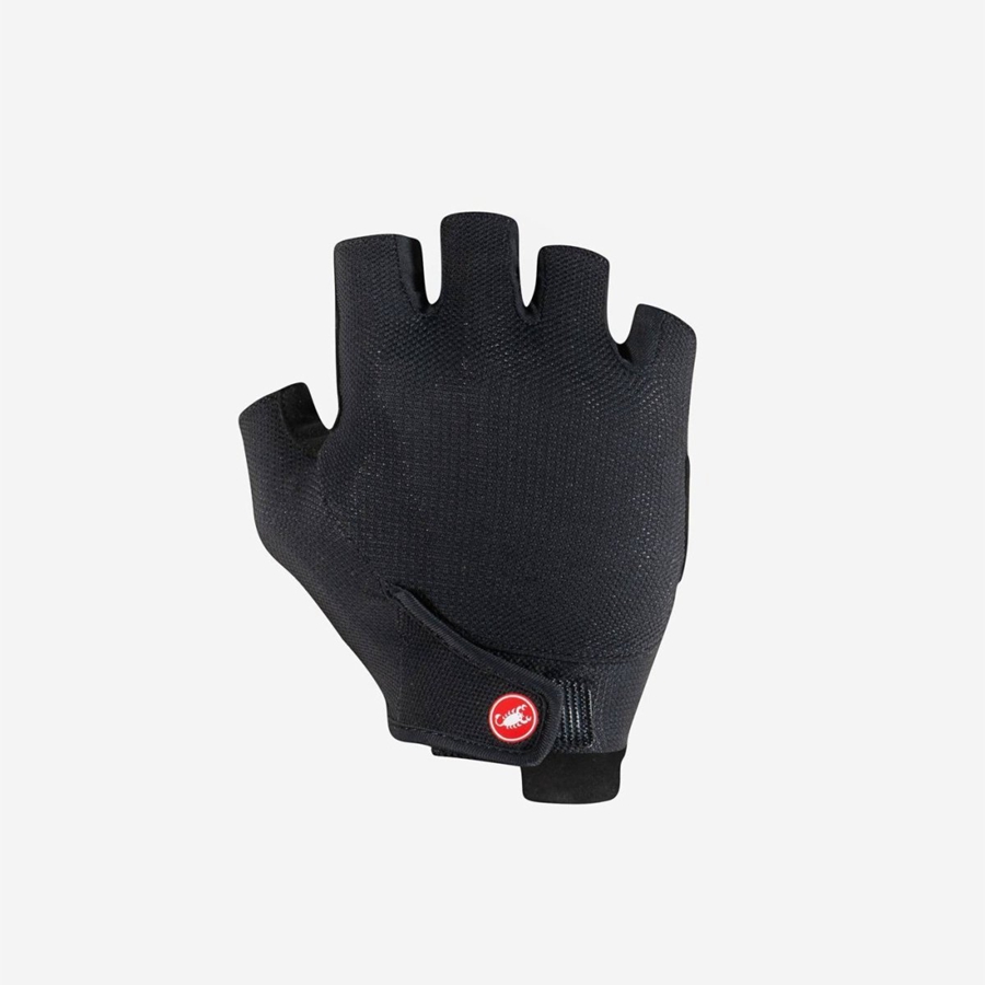 Guantes Castelli ENDURANCE W Mujer Negras | 6529-PQNTO