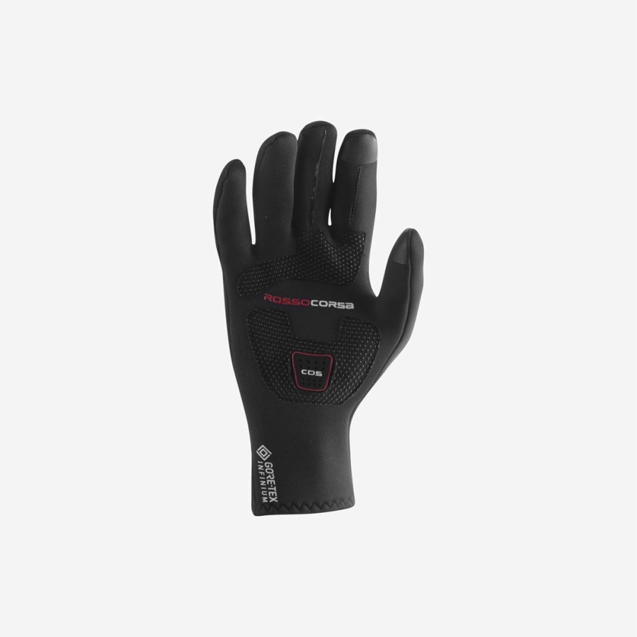 Guantes Castelli PERFETTO MAX Hombre Negras | 7358-TISRN