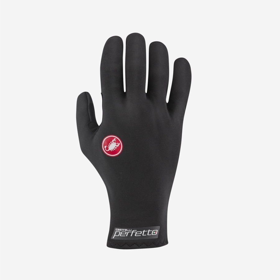 Guantes Castelli PERFETTO RoS Hombre Negras | 8269-MAFDT