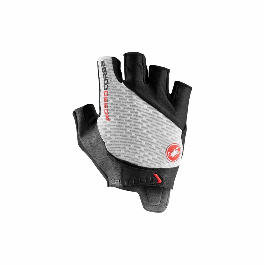 Guantes Castelli ROSSO CORSA PRO V Hombre Blancas | 2180-YDSCO