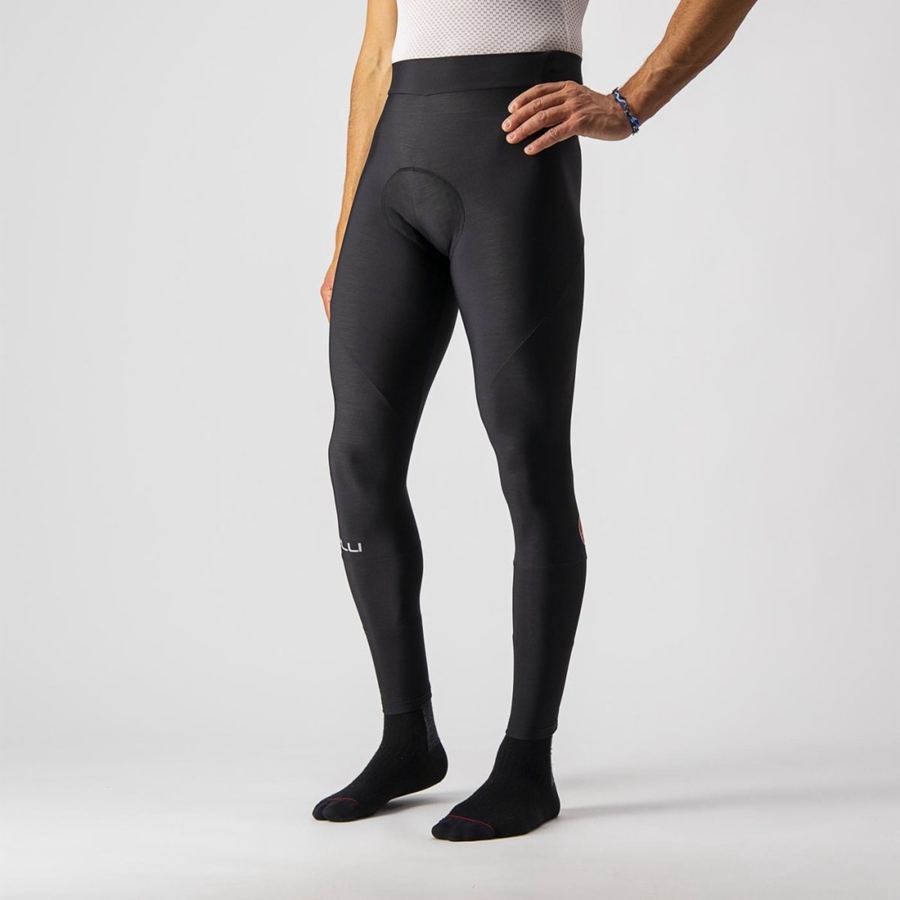 Leggins Castelli ENTRATA Hombre Negras | 9307-ATPRV