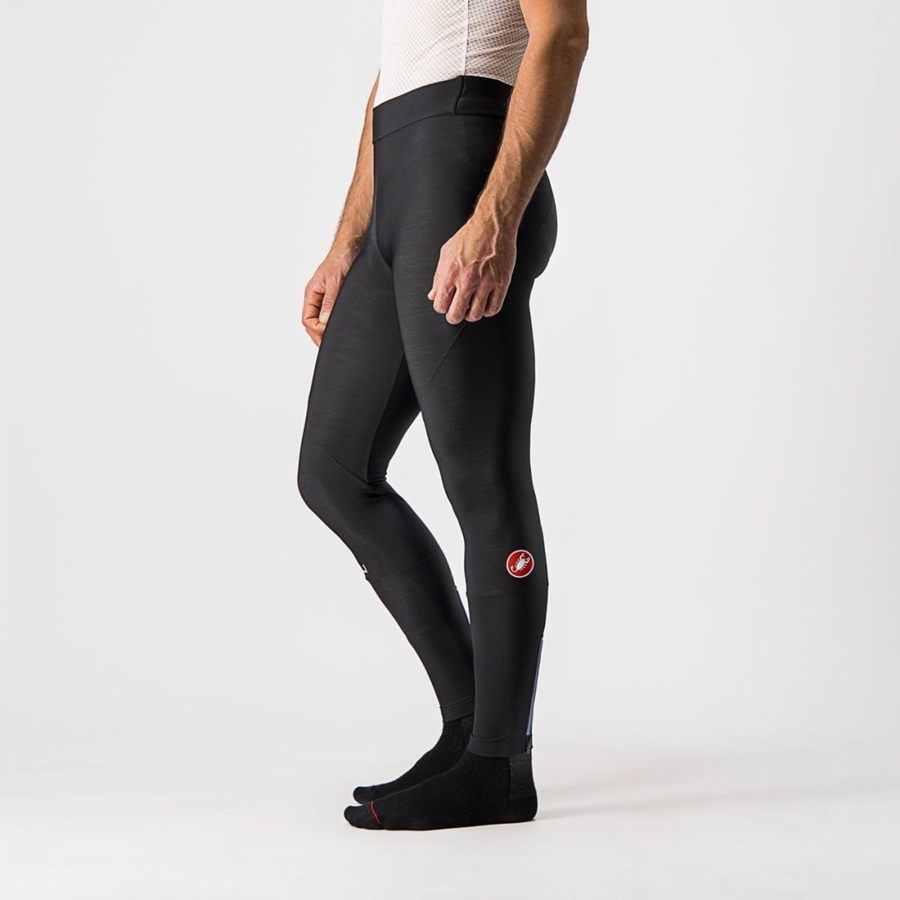 Leggins Castelli ENTRATA NO PAD Hombre Negras | 7301-ELXAY