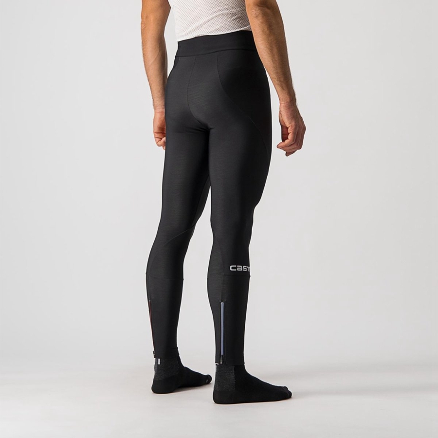 Leggins Castelli ENTRATA NO PAD Hombre Negras | 7301-ELXAY