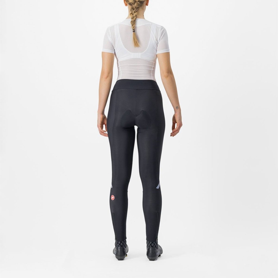 Leggins Castelli ENTRATA W Mujer Negras | 0649-EGJNC