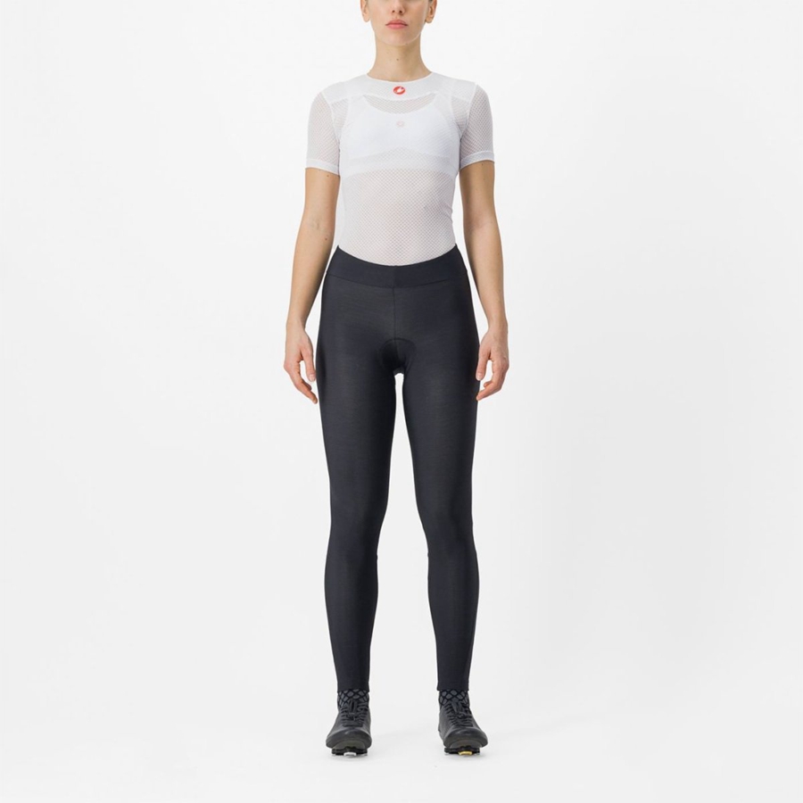 Leggins Castelli ENTRATA W Mujer Negras | 0649-EGJNC