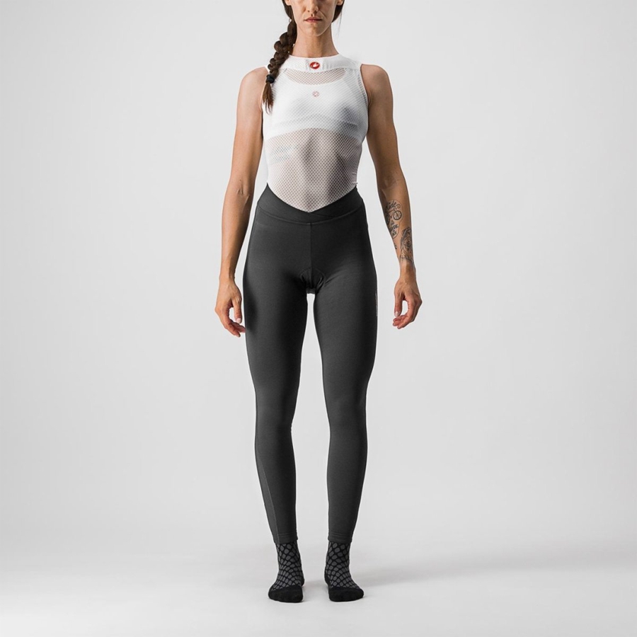 Leggins Castelli MENO WIND W Mujer Negras | 2785-FPZCI