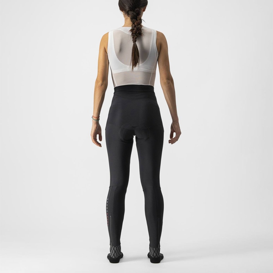 Leggins Castelli SORPASSO RoS W Mujer Negras | 7608-THAML