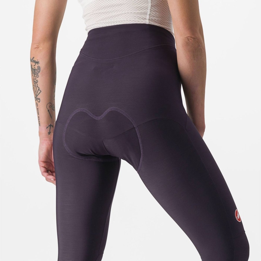 Leggins Castelli SORPASSO RoS W Mujer Plateadas | 4596-XJQHB