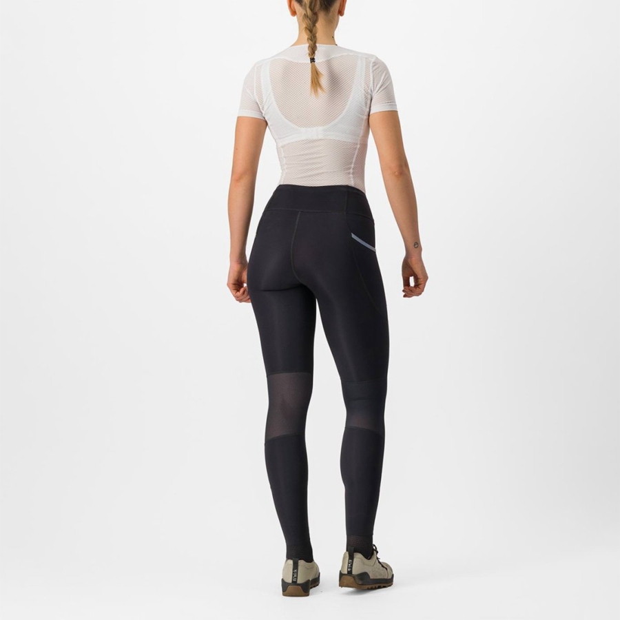 Leggins Castelli UNLIMITED TRAIL W Mujer Negras | 7625-NMUBR