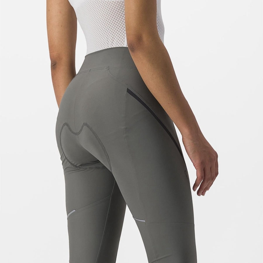 Leggins Castelli VELOCISSIMA 3 KNICKER Mujer Gris Gris Oscuro | 3760-HRLST