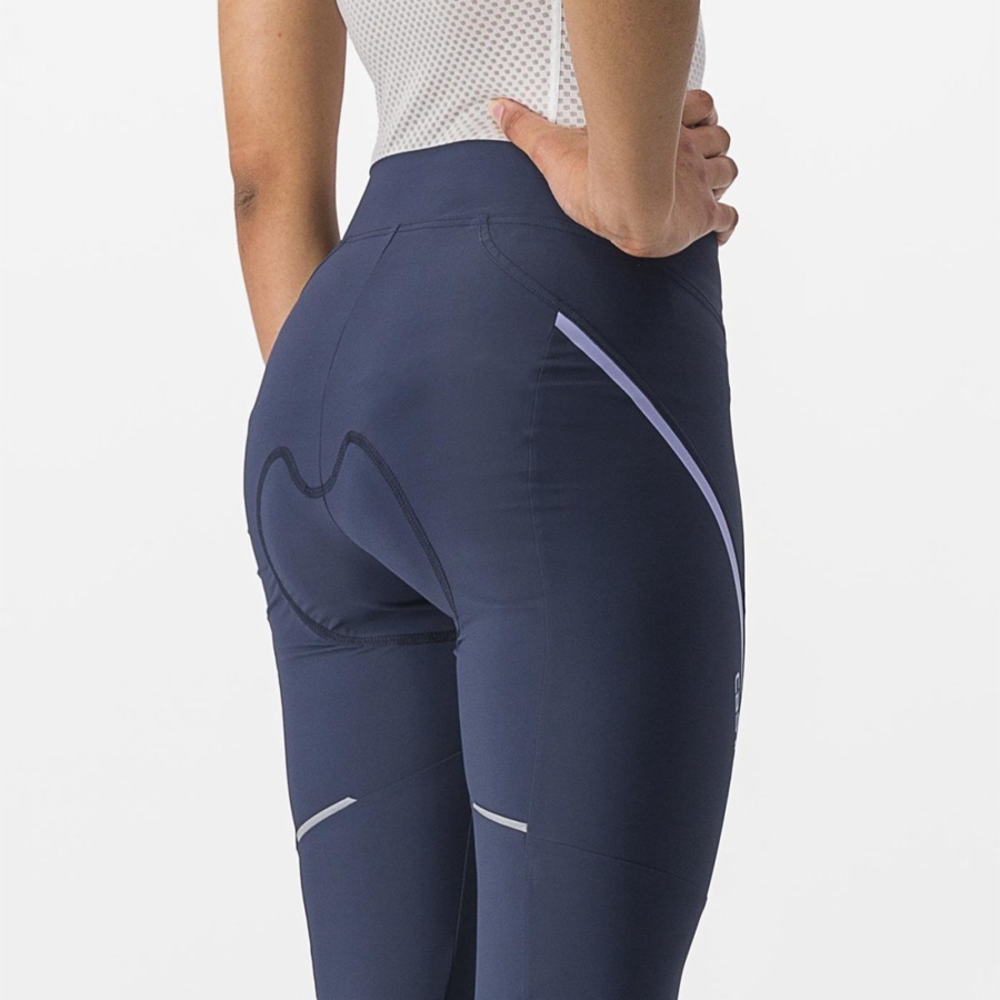 Leggins Castelli VELOCISSIMA 3 KNICKER Mujer Azules Moradas Blancas | 8346-PVITS