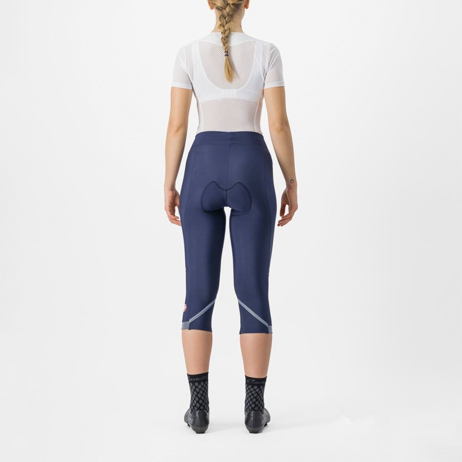 Leggins Castelli VELOCISSIMA THERMAL KNICKER Mujer Azules Plateadas | 0341-SRVYP