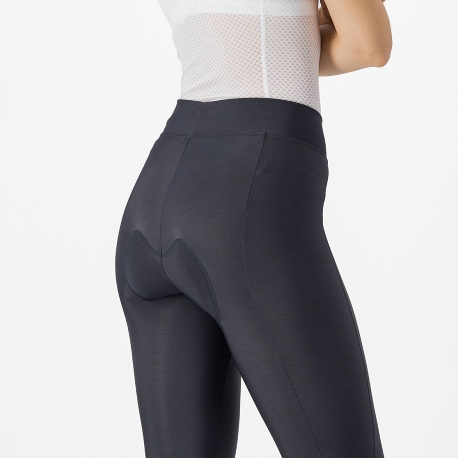 Leggins Castelli VELOCISSIMA THERMAL Mujer Negras Verde Menta Negras | 6742-QGZRF