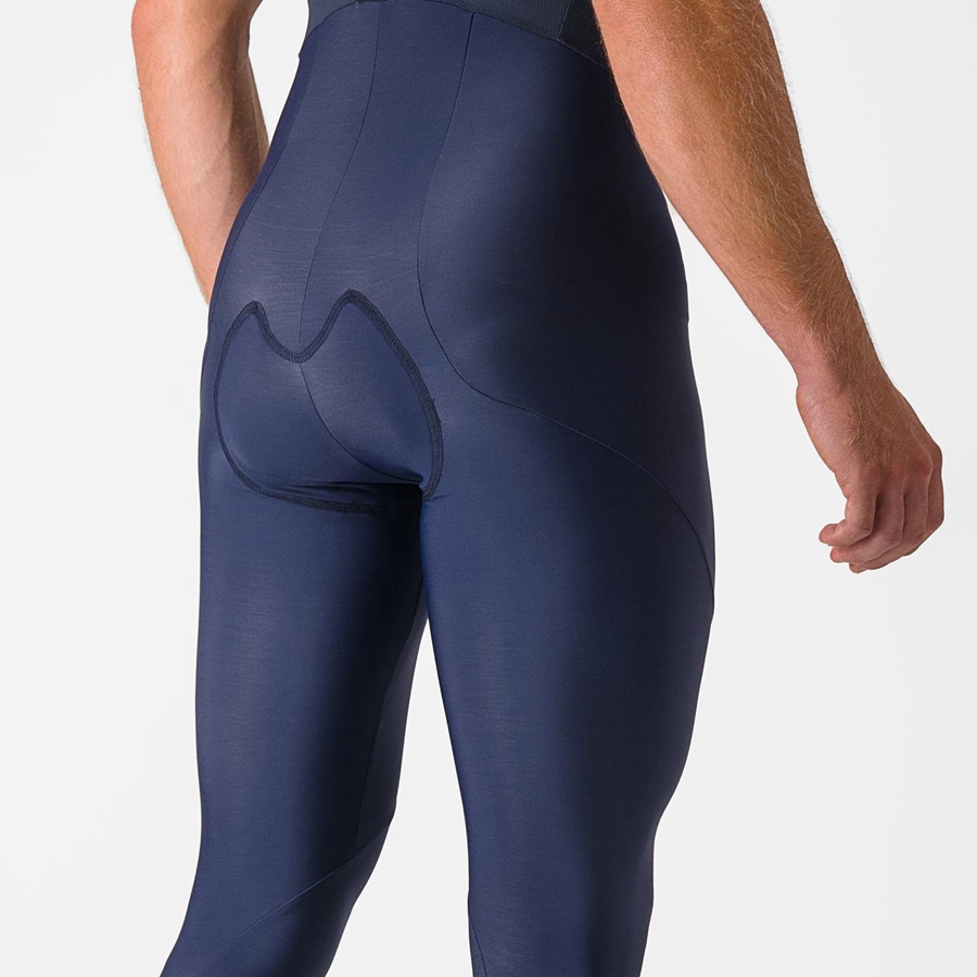 Medias Con Tirantes Castelli ENTRATA Hombre Azules | 9481-RCOLW