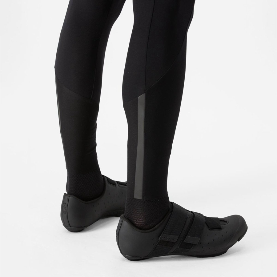 Medias Con Tirantes Castelli UNLIMITED TRAIL Hombre Negras | 2173-ZCYHR