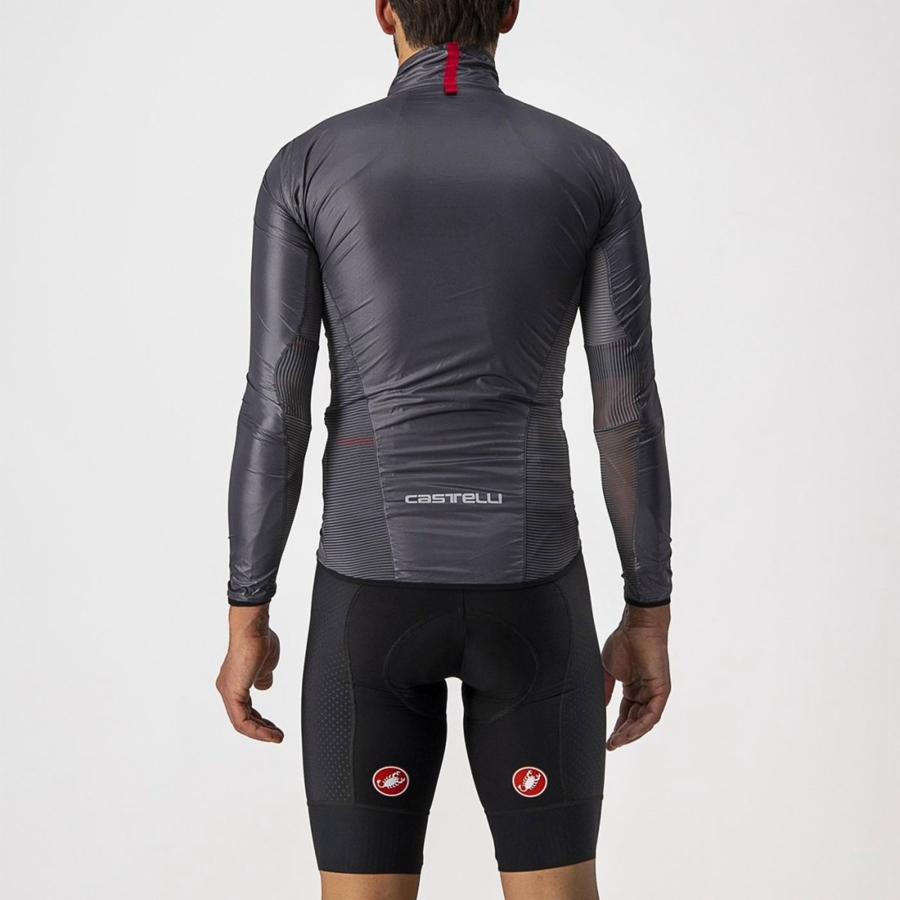 Proteccion Castelli ARIA SHELL Hombre Gris Oscuro | 4610-UBTDR