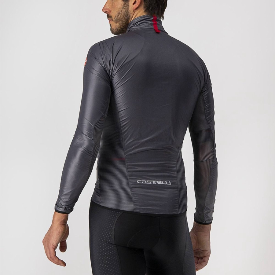 Proteccion Castelli ARIA SHELL Hombre Gris Oscuro | 4610-UBTDR