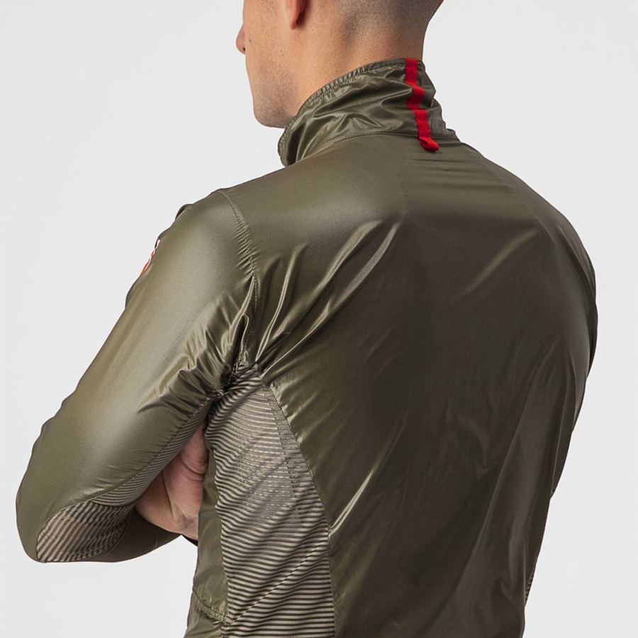 Proteccion Castelli ARIA SHELL Hombre Marrones | 9501-VQKRS