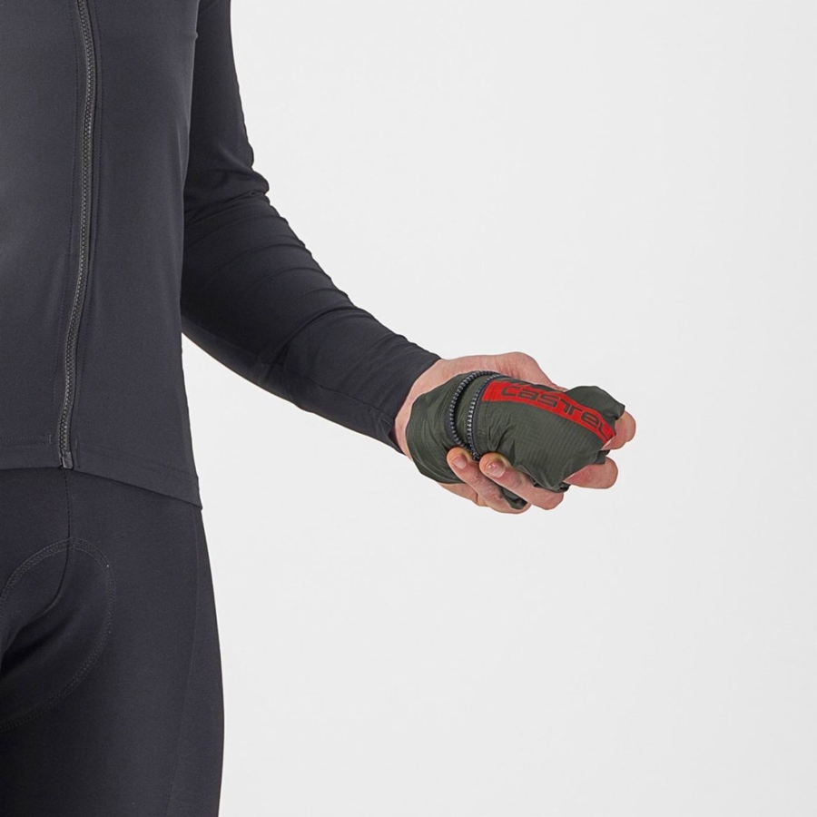 Proteccion Castelli SQUADRA STRETCH Hombre Verde Gris Oscuro | 5478-ZQBRK