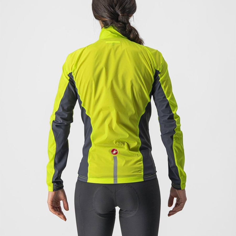 Proteccion Castelli SQUADRA STRETCH W Mujer Verde Claro Gris Oscuro | 1924-QGUCV