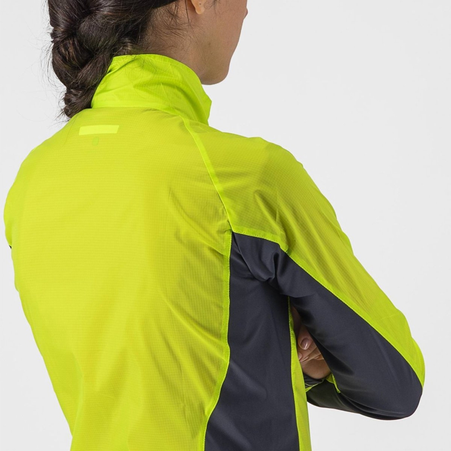 Proteccion Castelli SQUADRA STRETCH W Mujer Verde Claro Gris Oscuro | 1924-QGUCV