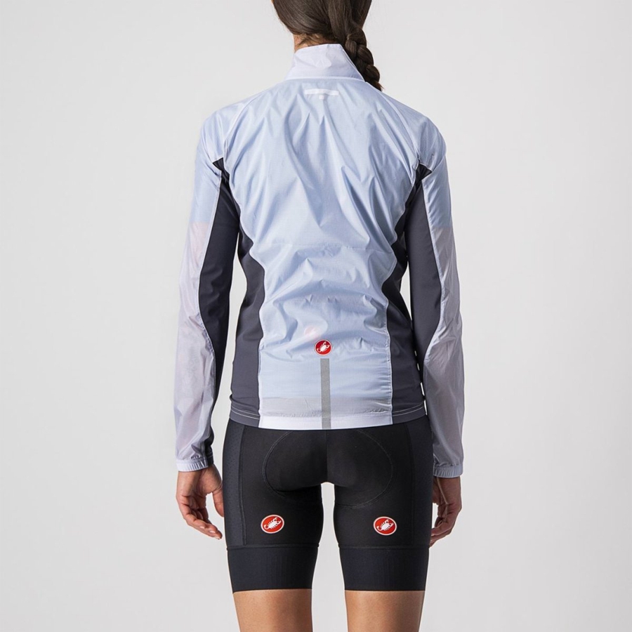 Proteccion Castelli SQUADRA STRETCH W Mujer Plateadas Gris Gris Oscuro | 6840-UMQFJ