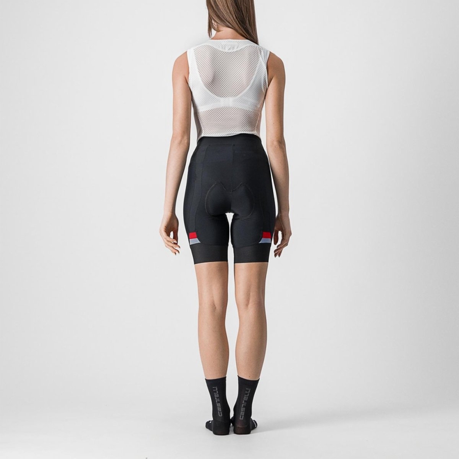 Short Castelli PRIMA Mujer Negras | 5602-OZDYF