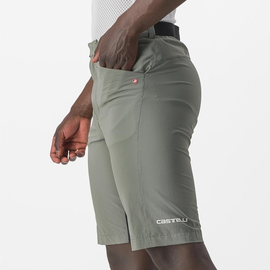 Short Castelli UNLIMITEDGY Hombre Gris | 3805-RNHDU