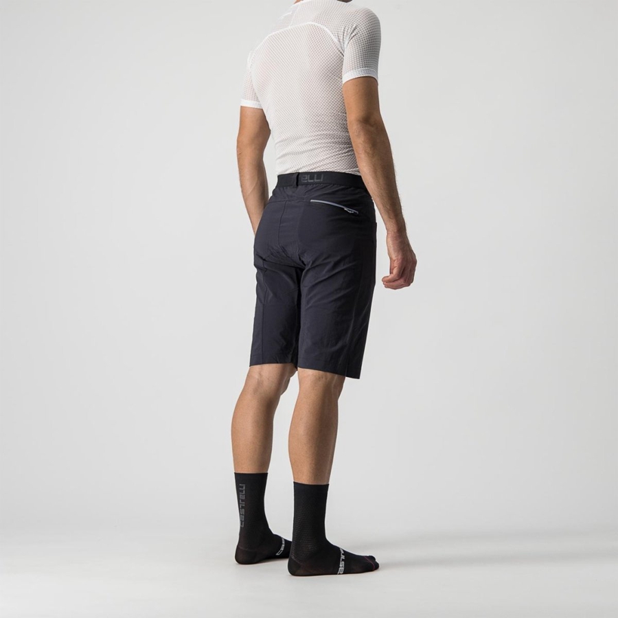 Short Castelli UNLIMITEDGY Hombre Negras | 9162-YLJIE