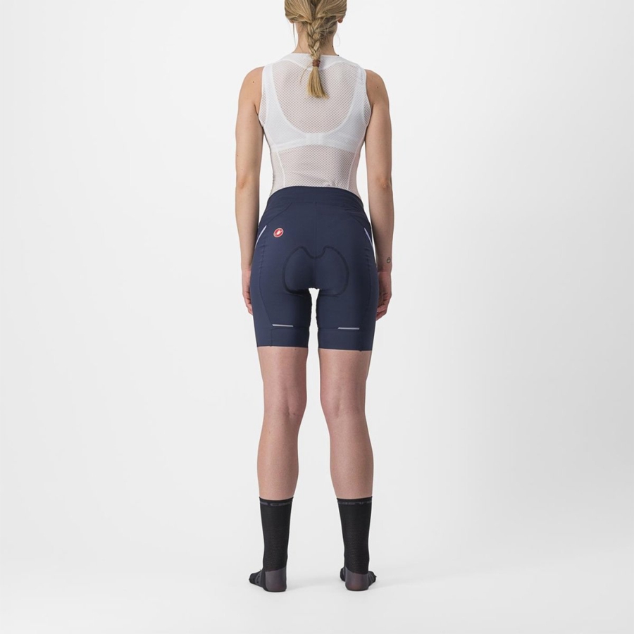 Short Castelli VELOCISSIMA 3 Mujer Azules Moradas Blancas | 0568-FXVCK