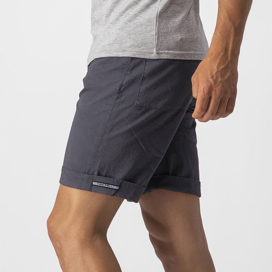 Short Castelli VG 5 POCKET Hombre Azules Oscuro | 3269-ZNVLR